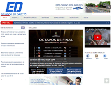 Tablet Screenshot of ecuadorendirecto.com